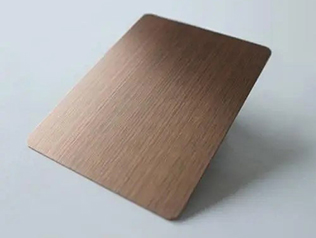 Bronze Brushed Aluminum Veneer