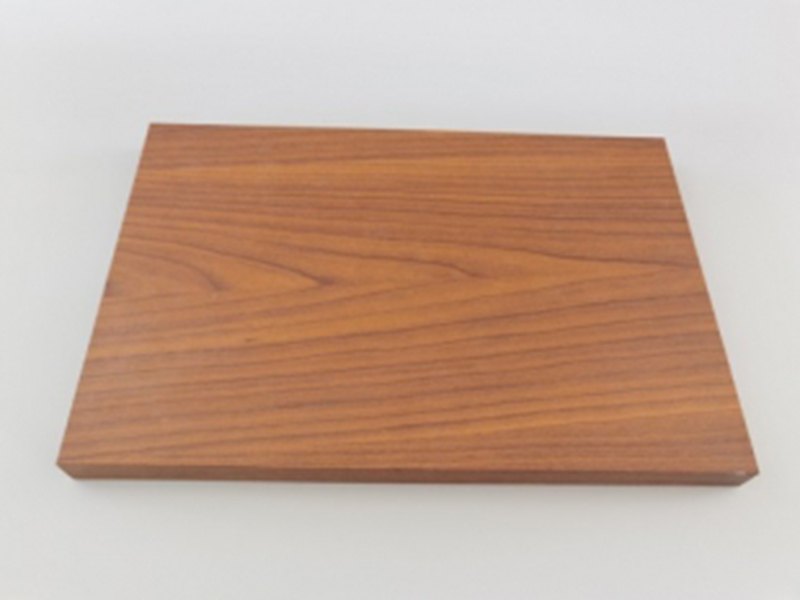 Wood grain transfer printing aluminum veneer