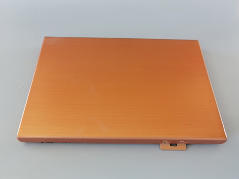 Copper pull aluminum veneer